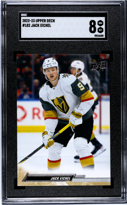2022-23 Upper Deck #182 Jack Eichel SGC 8