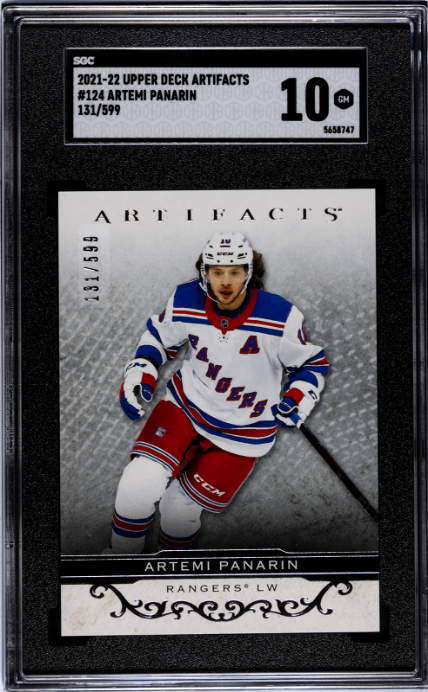 2021-22 Upper Deck Artifacts #124 Artemi Panarin SGC 10
