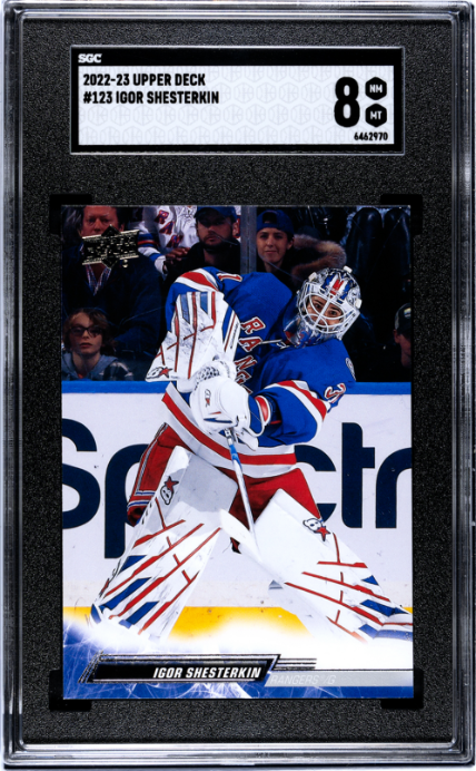 2022-23 Upper Deck #123 Igor Shesterkin SGC 8