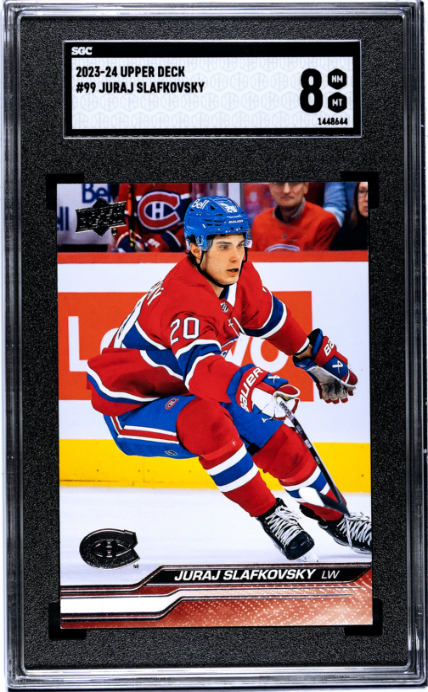 2023-24 Upper Deck #99 Juraj Slafkovsky SGC 8