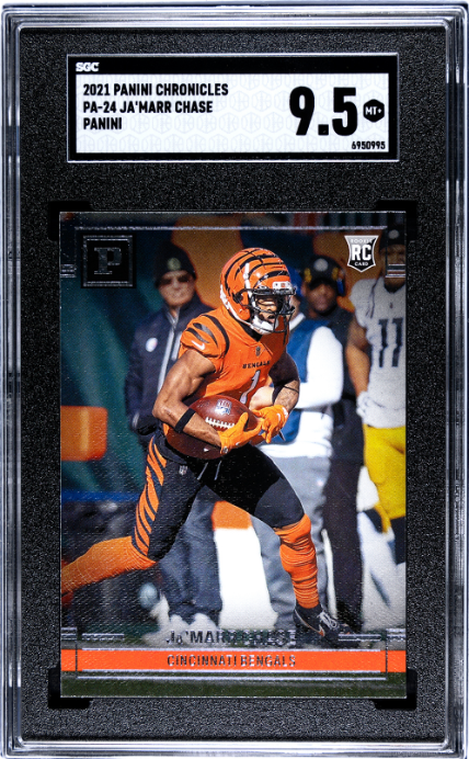 2021 Panini Chronicles #PA-24 Ja'Marr Chase Panini RC SGC 9.5