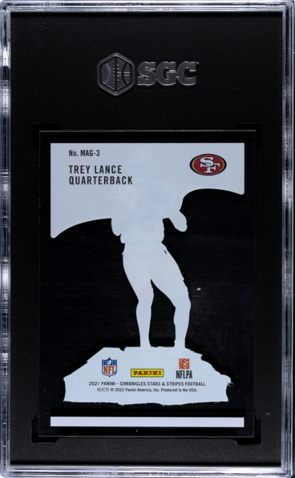 2021 Panini Chronicles #MAG-3 Trey Lance Magnitude RC SGC 9.5