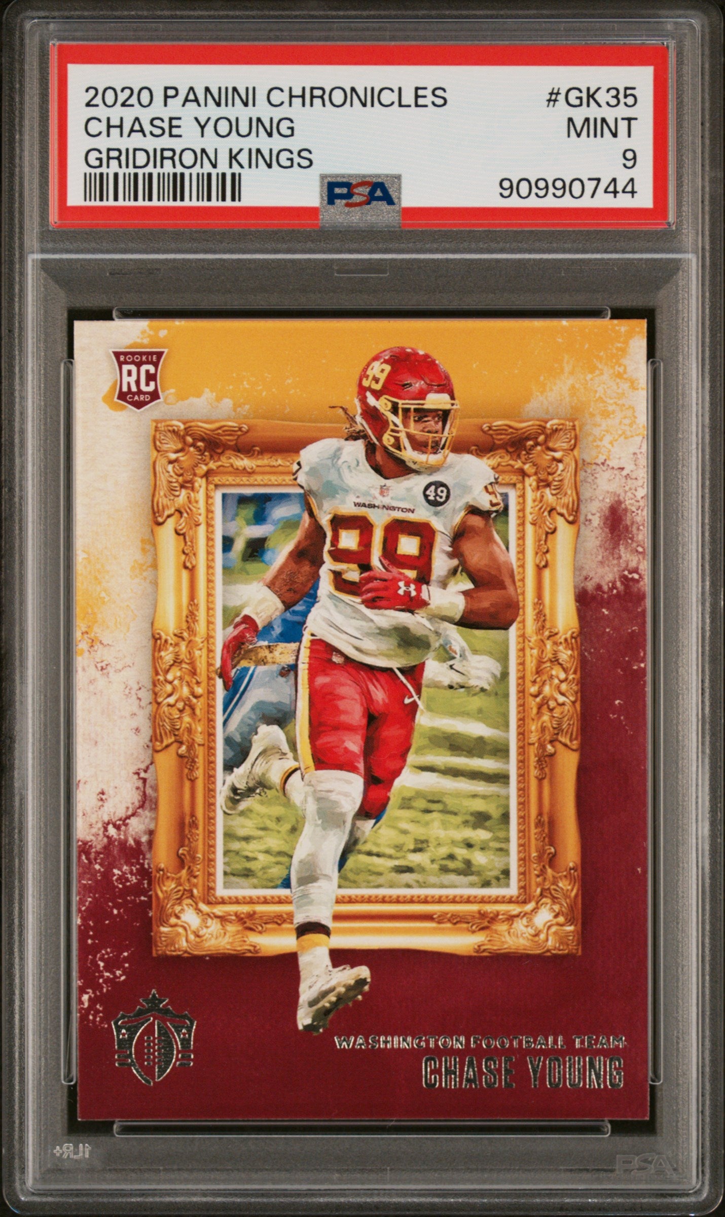 2020 Panini Chronicles Gridiron Kings #GK35 Chase Young RC PSA 9