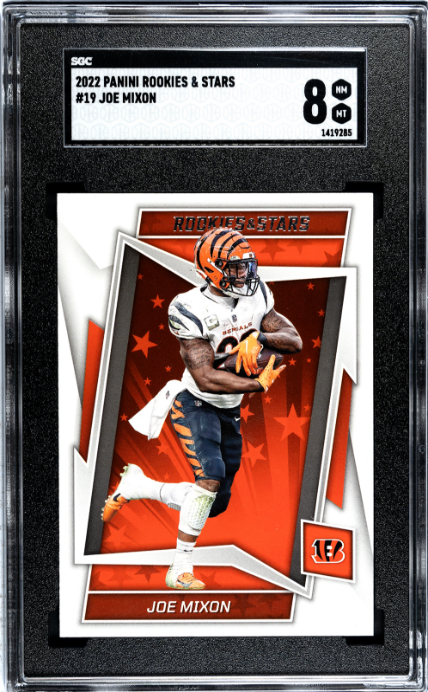 2022 Panini Rookies & Stars #19 Joe Mixon SGC 8