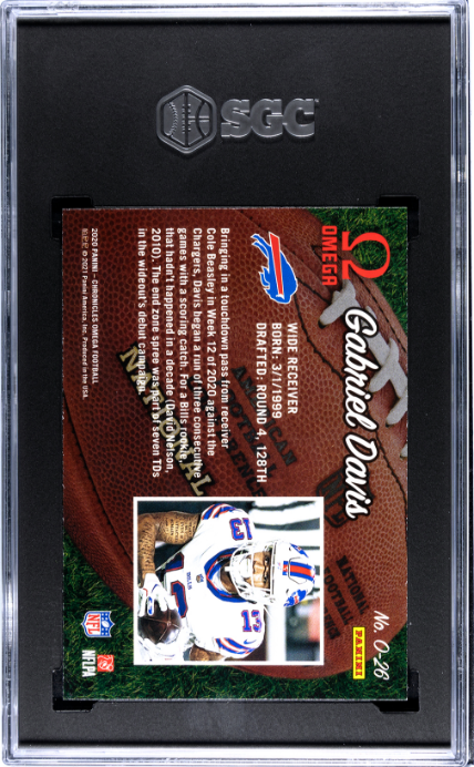 2020 Panini Chronicles #O-26 Gabriel Davis Omega RC SGC 9.5