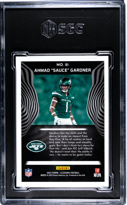 2022 Panini Illusions #21 Ahmad Gardner RC SGC 9