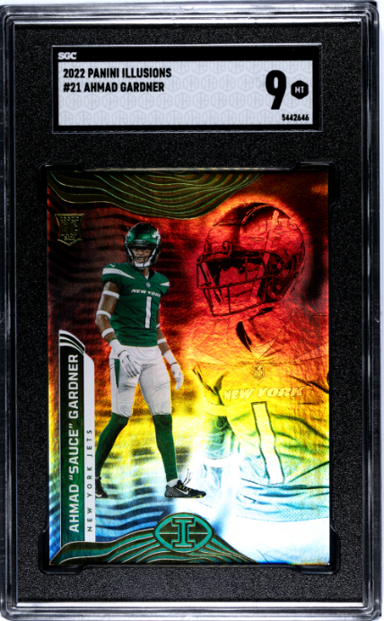 2022 Panini Illusions #21 Ahmad Gardner RC SGC 9