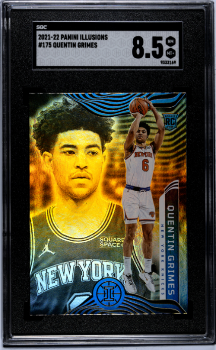 2021-22 Panini Illusions #175 Quentin Grimes RC SGC 8.5