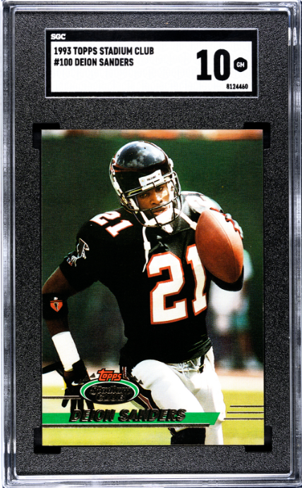 1993 Topps Stadium Club #100 Deion Sanders SGC 10