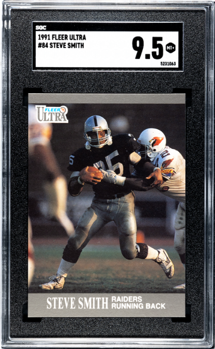 1991 Fleer Ultra #84 Steve Smith SGC 9.5