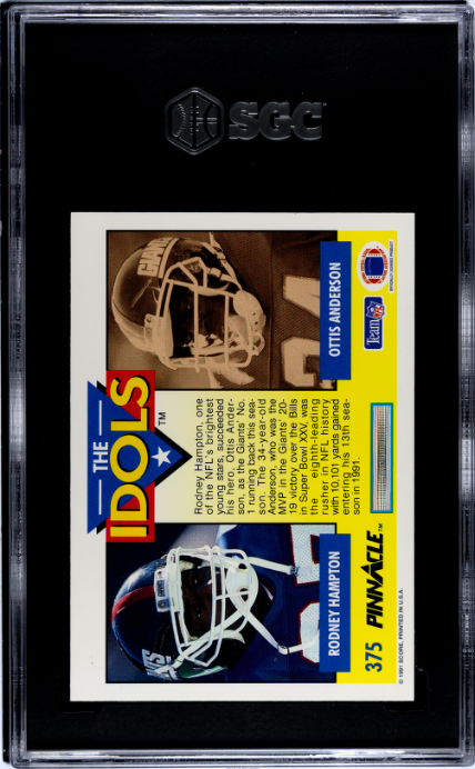 1991 Pinnacle #375 Hampton/Anderson The Idols SGC 9.5