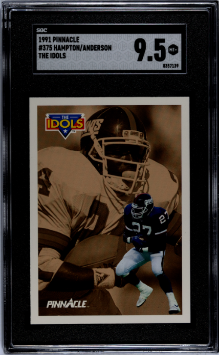 1991 Pinnacle #375 Hampton/Anderson The Idols SGC 9.5