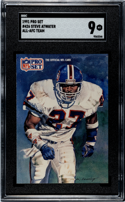 1991 Pro Set #426 Steve Atwater All-AFC Team SGC 9