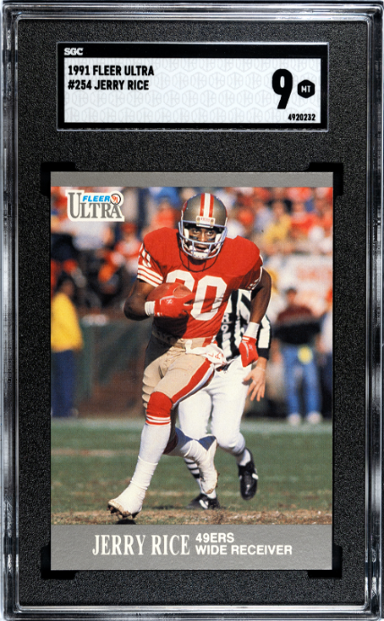 1991 Fleer Ultra #254 Jerry Rice SGC 9