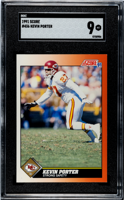 1991 Score #436 Kevin Porter SGC 9