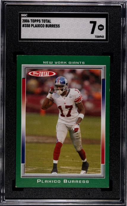 2006 Topps Total #358 Plaxico Burress SGC 7