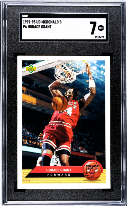 1992-93 Upper Deck McDonald's #P6 Horace Grant SGC 7