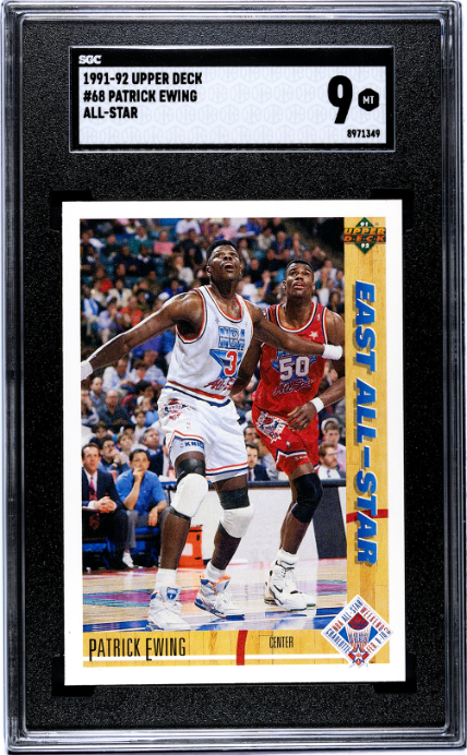 1991-92 Upper Deck #68 Patrick Ewing All-Star SGC 9
