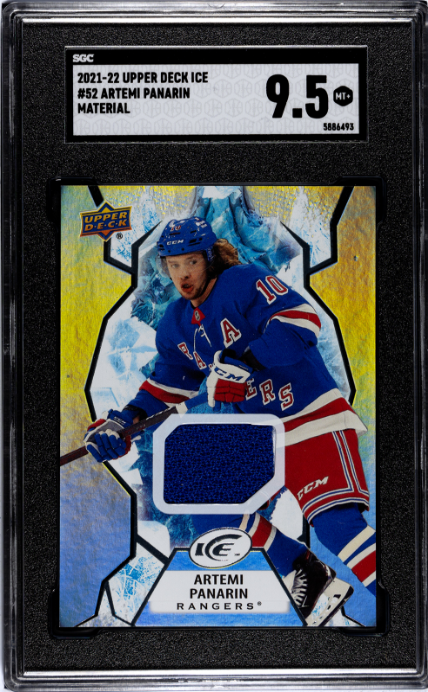 2021-22 Upper Deck Ice #52 Artemi Panarin Material SGC 9.5