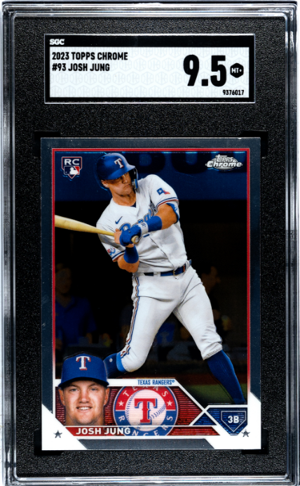 2023 Topps Chrome #93 Josh Jung RC SGC 9.5
