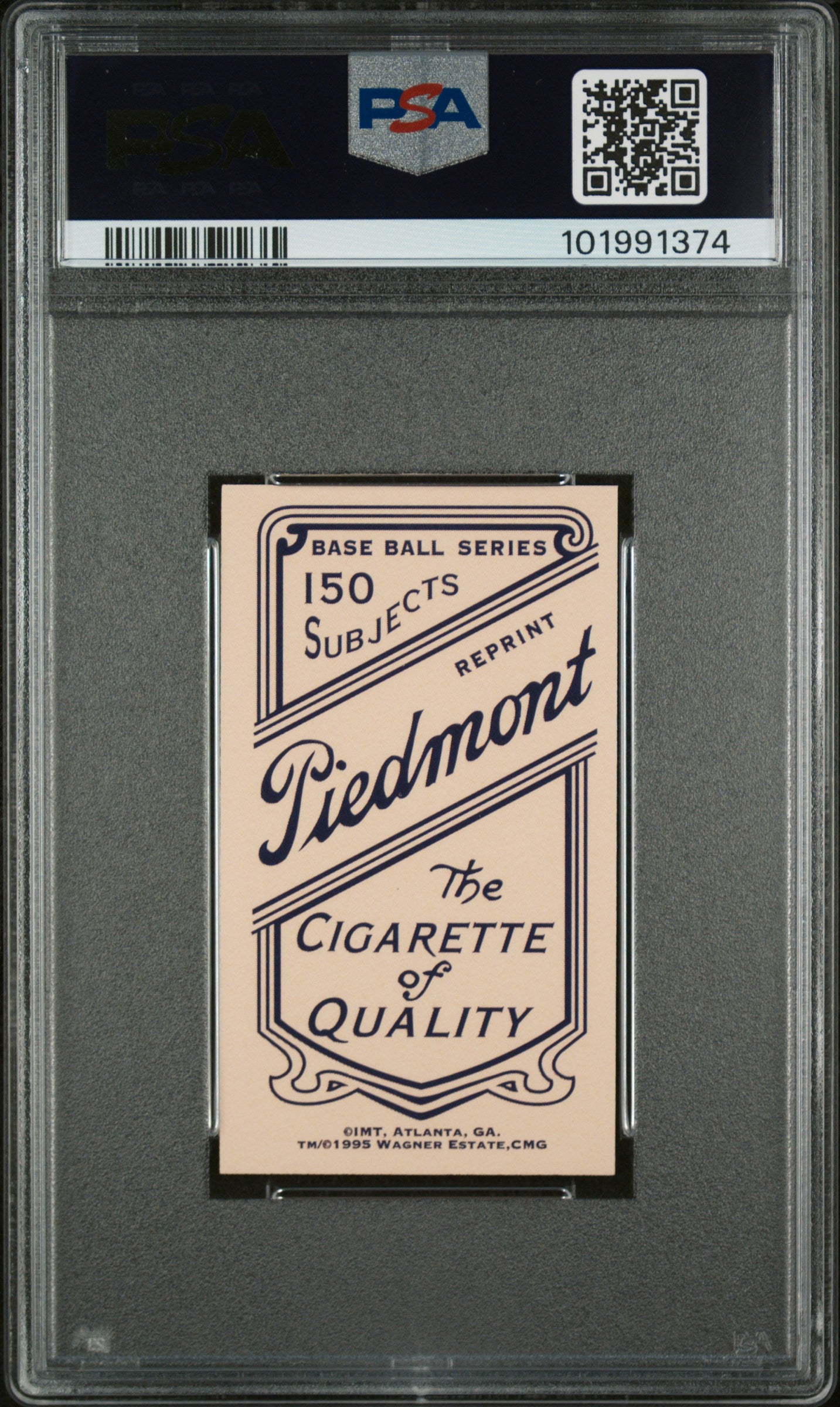 1995 IMT Honus Wagner T-206 Reprint PSA 10