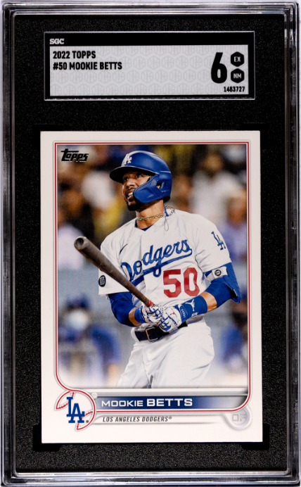 2022 Topps #50 Mookie Betts SGC 6