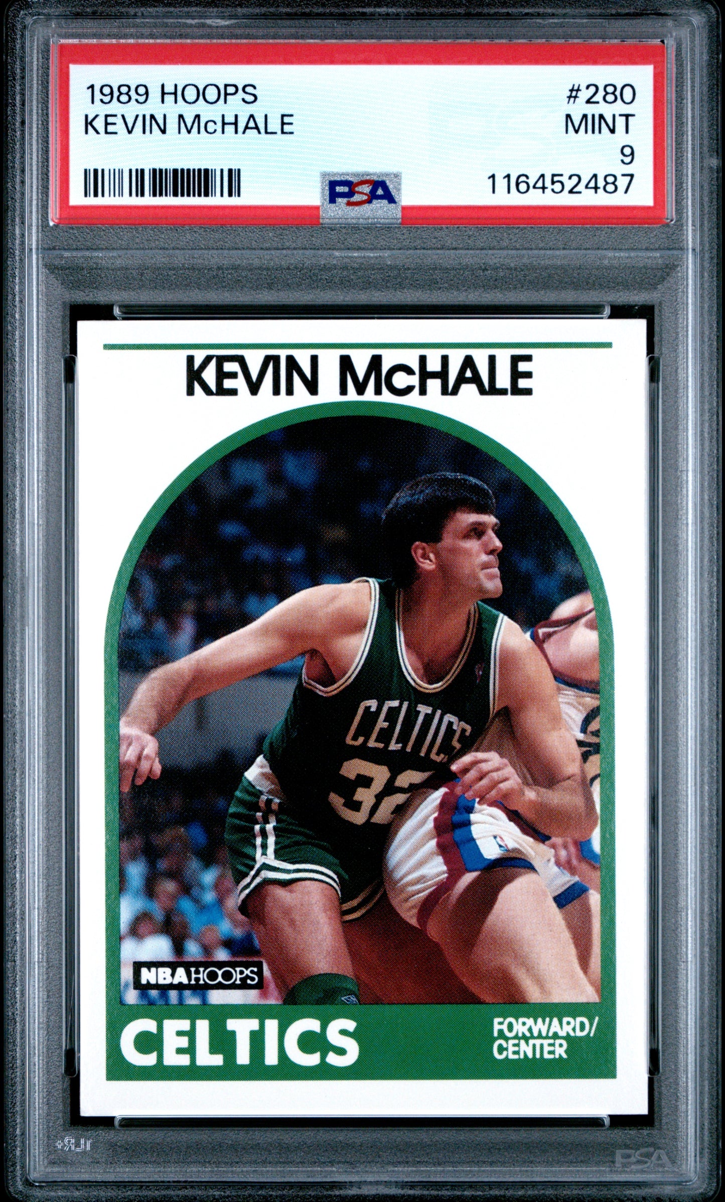 1989 Hoops #280 Kevin Mchale PSA 9